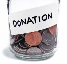 car donation jar