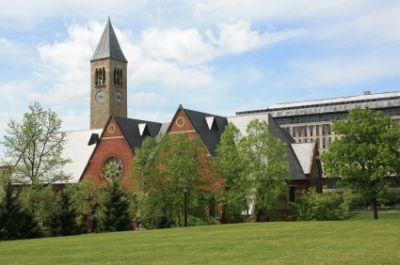 Cornell University clocktower in Ithaca New York