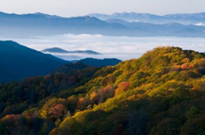 Mountains in Tennessee near Johnson City