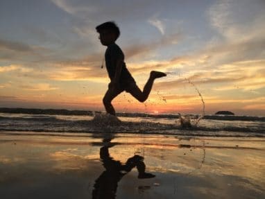 Kid running