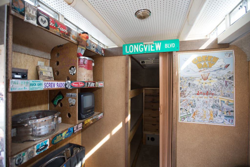 green day's bookmobile tour bus