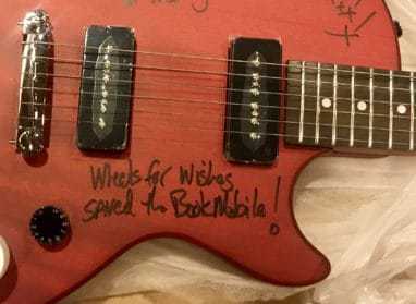 Signed guitar from Green Day