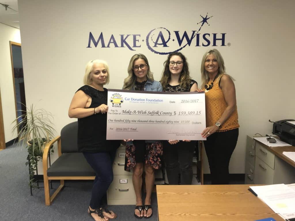 WFW check to Make-A-Wish Suffolk County