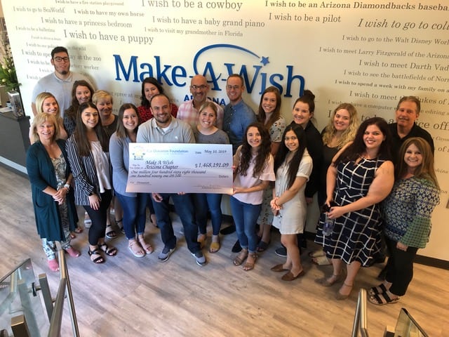 CDF check to Make-A-Wish Arizona May 2019