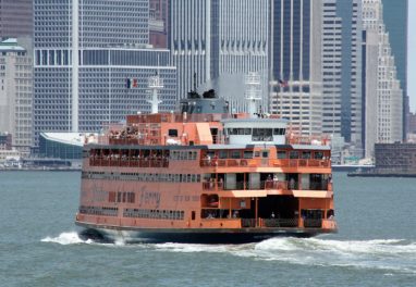 Staten Island Ferry heading to Manhattan