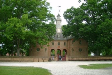 Historical building in Williamsburg, VA