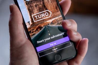 Turo app screen