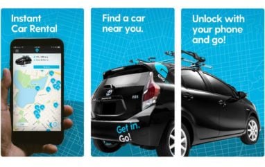 gig car share app graphics