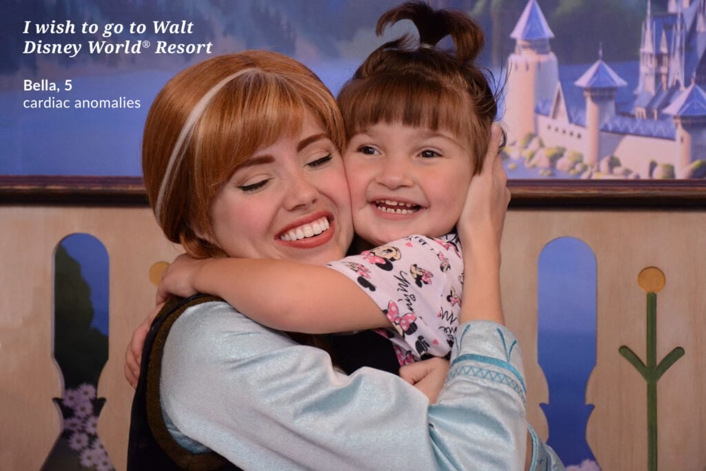 Make-A-Wish kid Bella at Disneyworld