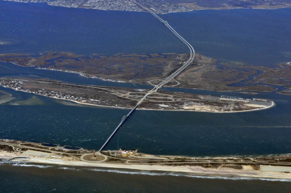 Overhead view of Islip, NY