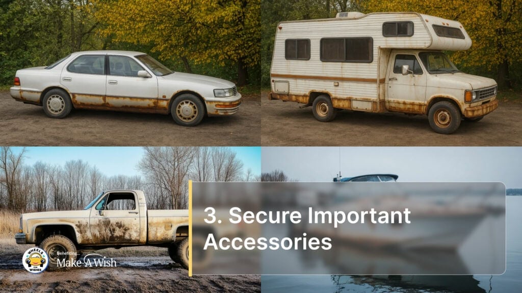 Secure Important Accessories