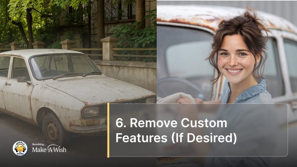 Remove Custom Features (If Desired)