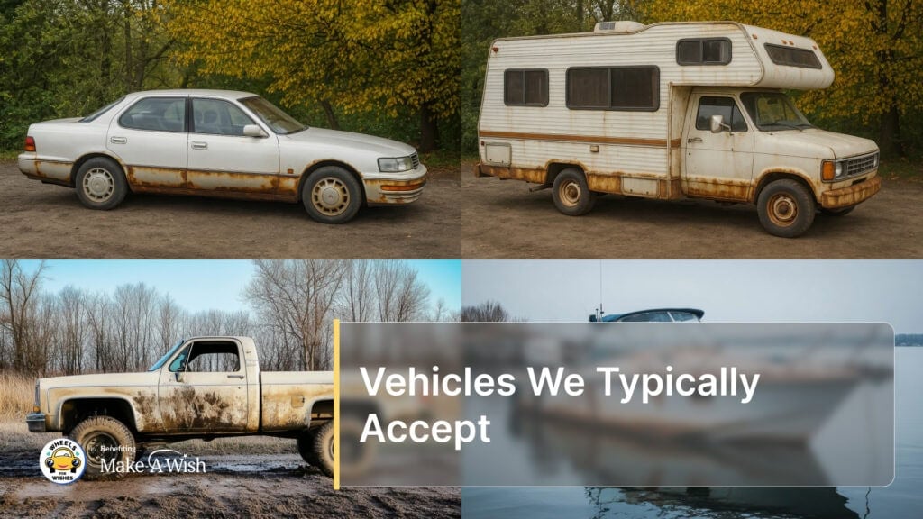 Vehicles We Typically Accept