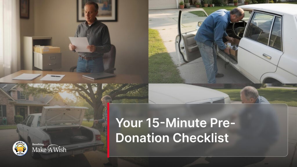 Your 15-Minute Pre-Donation Checklist