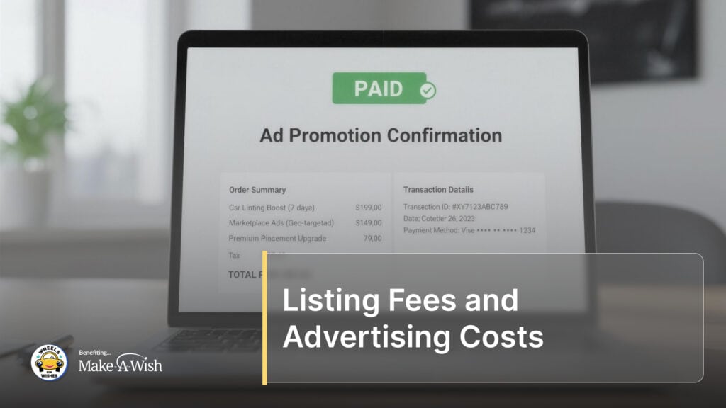 Listing Fees and Advertising Costs