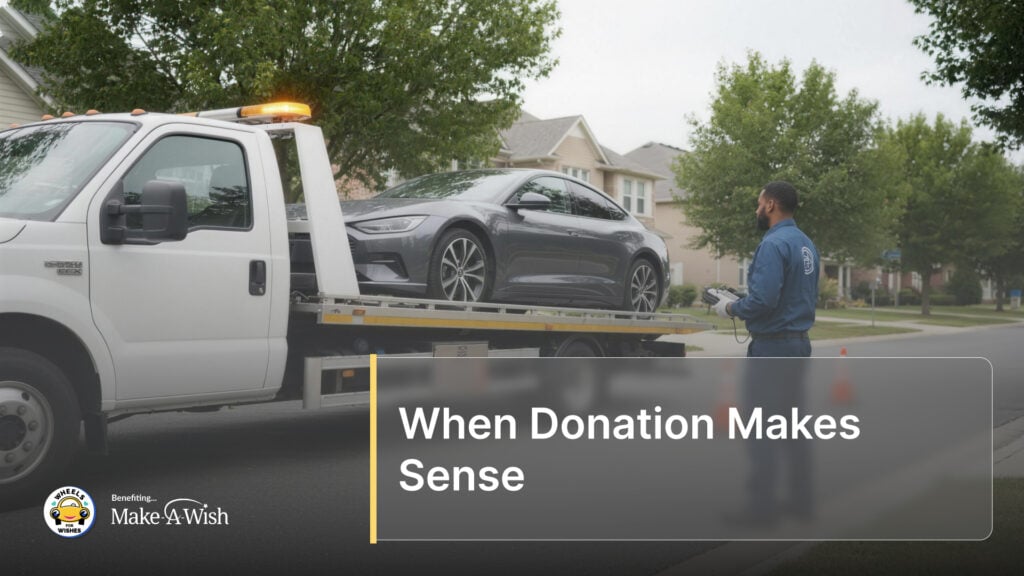 When Donation Makes Sense