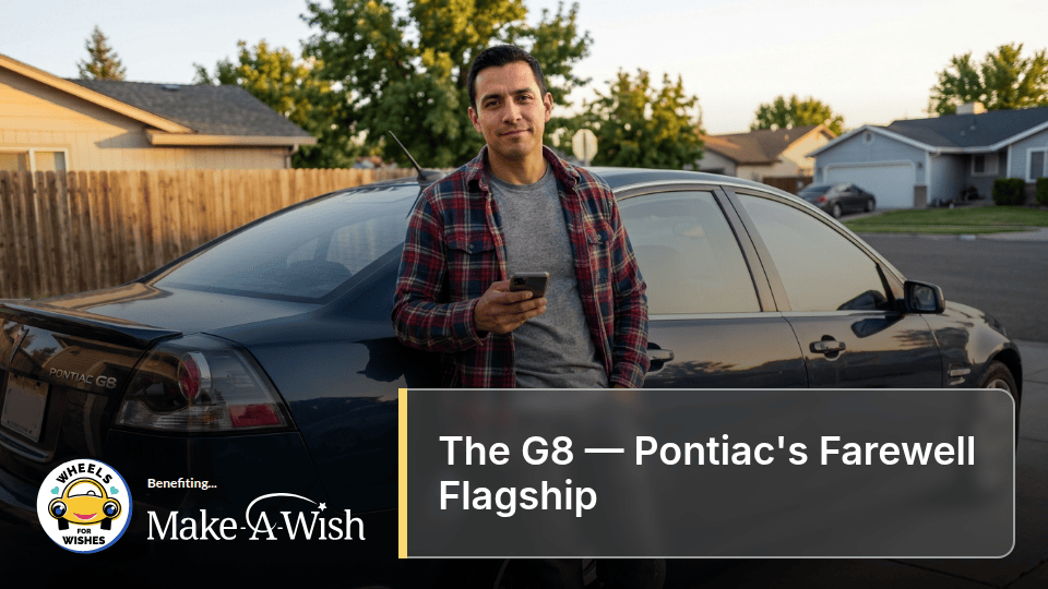 The G8 — Pontiac's Farewell Flagship