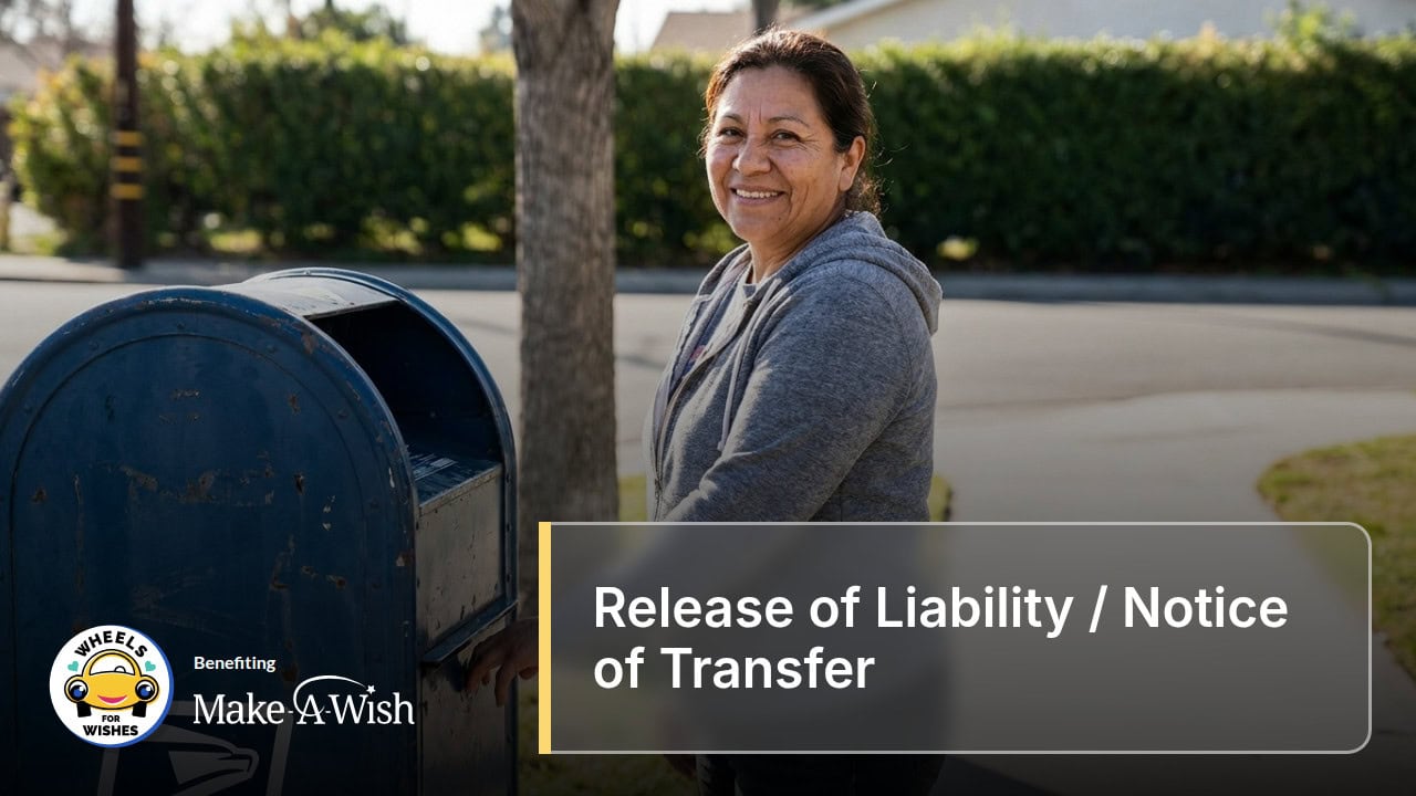 Release of Liability / Notice of Transfer