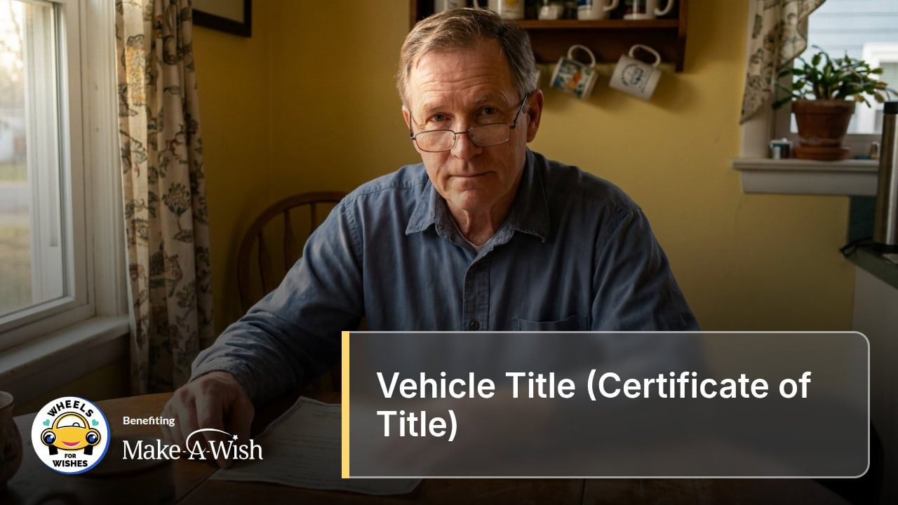 Vehicle Title (Certificate of Title)