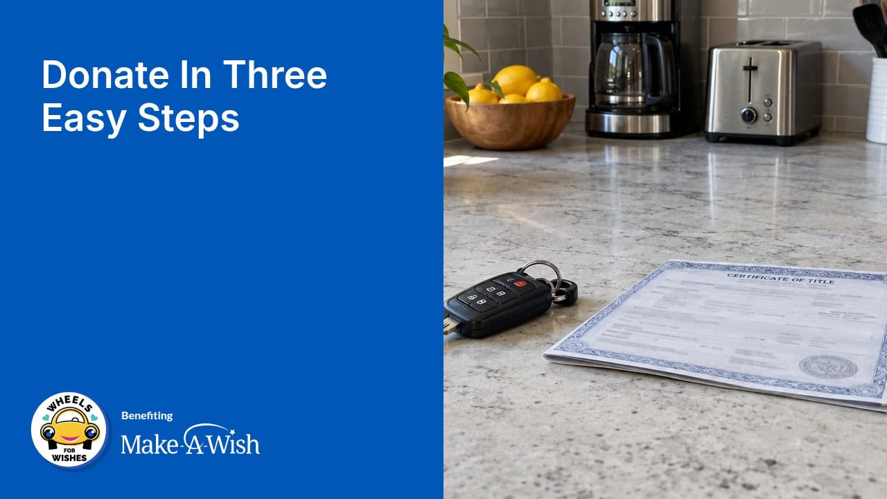 Donate In Three Easy Steps