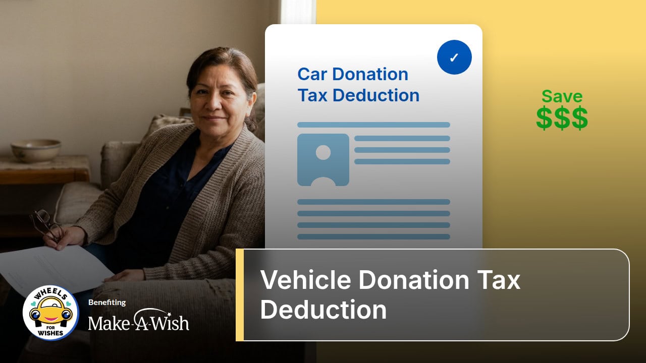 Vehicle Donation Tax Deduction
