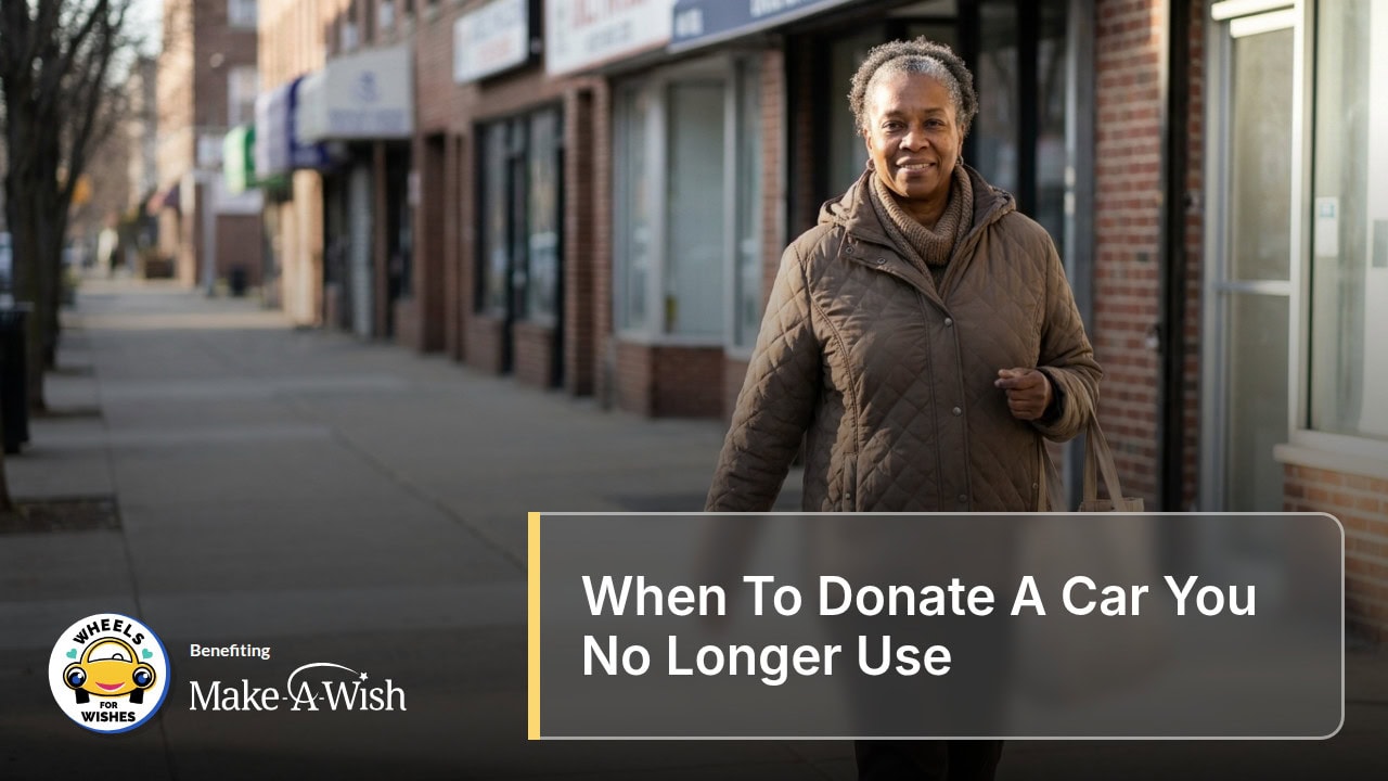When To Donate A Car You No Longer Use