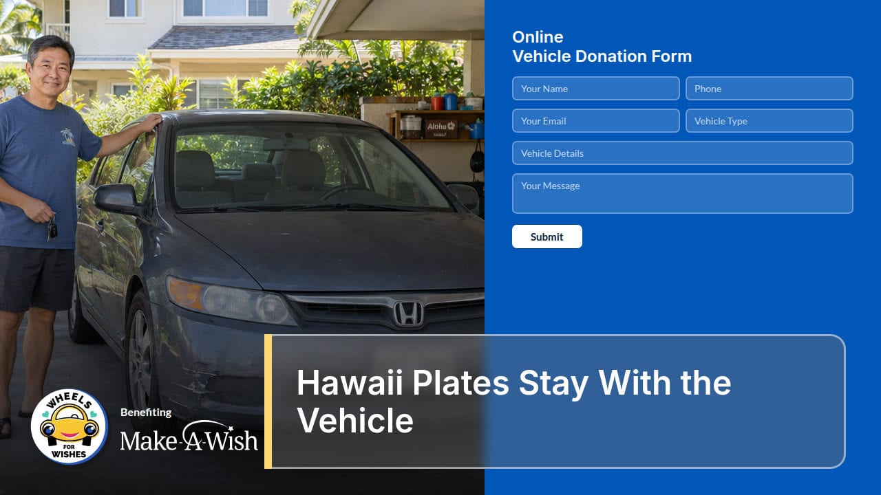 Hawaii: Plates and Registration Generally Stay With the Vehicle